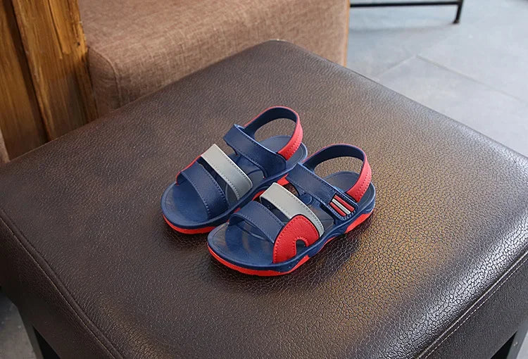 Summer Sandals Children's Flats Soft Anti-slip Baby Boys Girls Outdoor Beach Shoes Comfortable Sports Casual Toddler Sandals