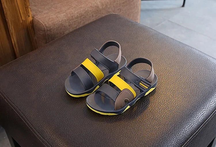 Summer Sandals Children's Flats Soft Anti-slip Baby Boys Girls Outdoor Beach Shoes Comfortable Sports Casual Toddler Sandals