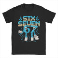 Oversized T-Shirt Beach Meme 67 Six Seven 6 7 Italian Brainrot Novelty T Shirts Cotton T-shirts for Men Basic Plus Size Top Tees