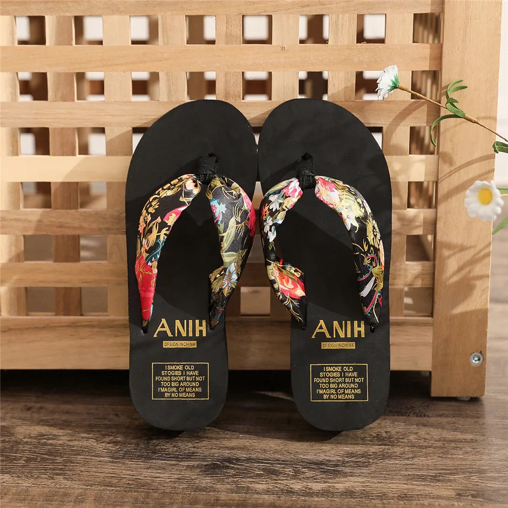 Summer Women Shoes 2026 Fashion Women Flip Flops Summer Beach Platform Slippers Casual Outside Wedges Sandals