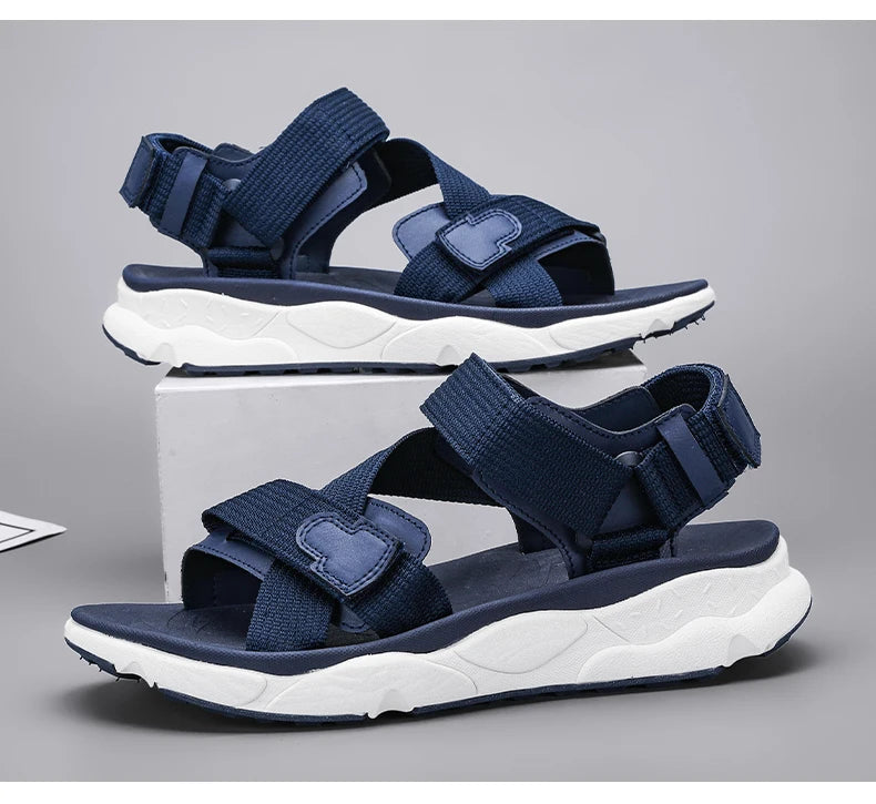Summer Platform Hiking Sandals Men Brown Outdoor Beach Sandals Woman 2025 Original Luxury Designer Sandals Man sandalias hombre