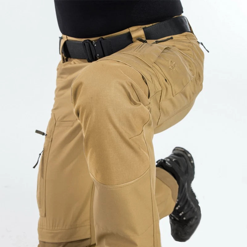 Men Cargo Pants Tactics Wear Resistant Multiple Pockets Military Tactical Pants Casual Spring Autumn Men's Trousers Hiking