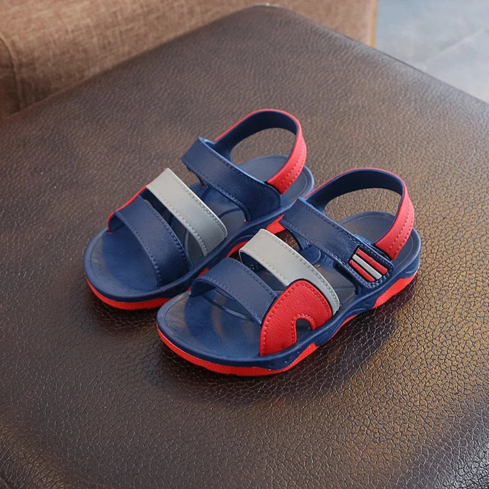Summer Sandals Children's Flats Soft Anti-slip Baby Boys Girls Outdoor Beach Shoes Comfortable Sports Casual Toddler Sandals