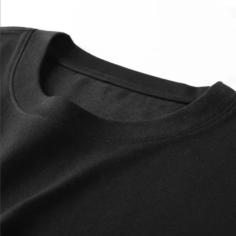 Men Oversized Tee Casual Loose American style simple letter notes Print T-shirt Youth T-shirtsAmerican funny expressions