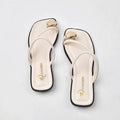 Women'S Summer 2025 New Fashionable Low-Heeled Sandals for Women with a Clip Toe Design, Perfect for Walking