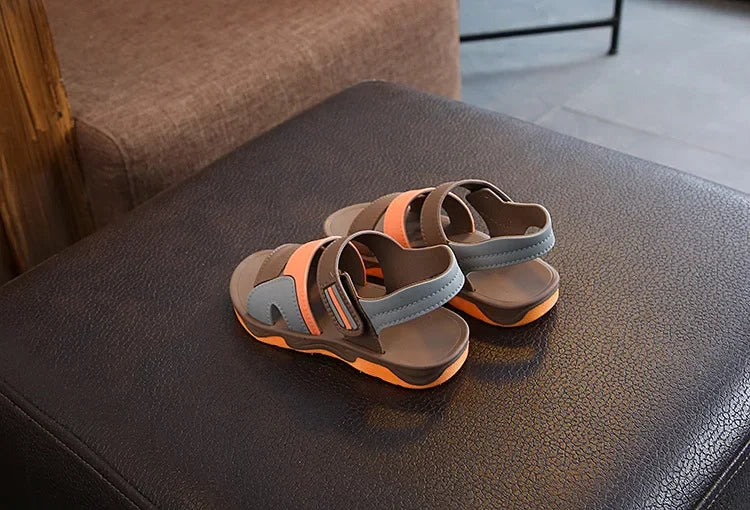 Summer Sandals Children's Flats Soft Anti-slip Baby Boys Girls Outdoor Beach Shoes Comfortable Sports Casual Toddler Sandals