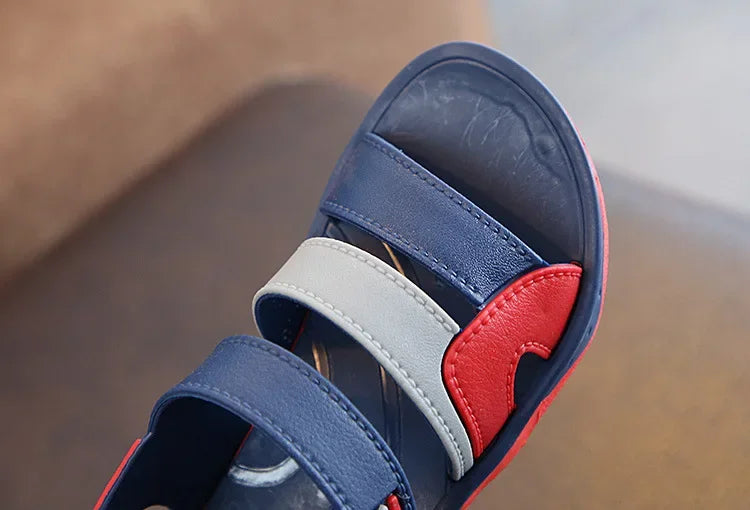 Summer Sandals Children's Flats Soft Anti-slip Baby Boys Girls Outdoor Beach Shoes Comfortable Sports Casual Toddler Sandals