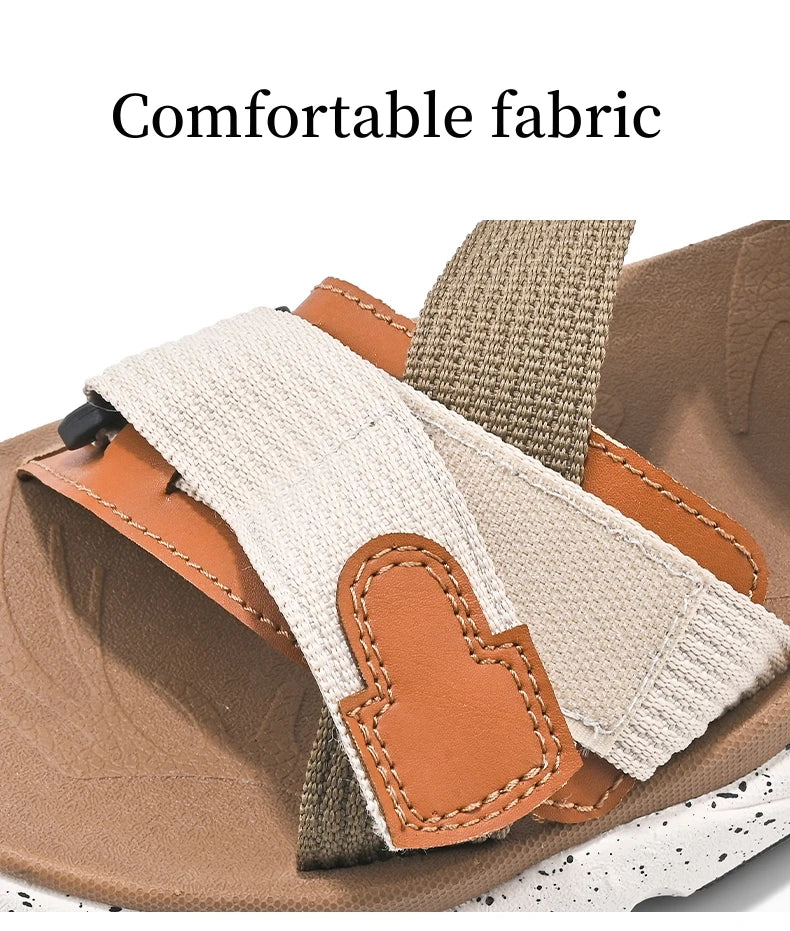 Summer Platform Hiking Sandals Men Brown Outdoor Beach Sandals Woman 2025 Original Luxury Designer Sandals Man sandalias hombre