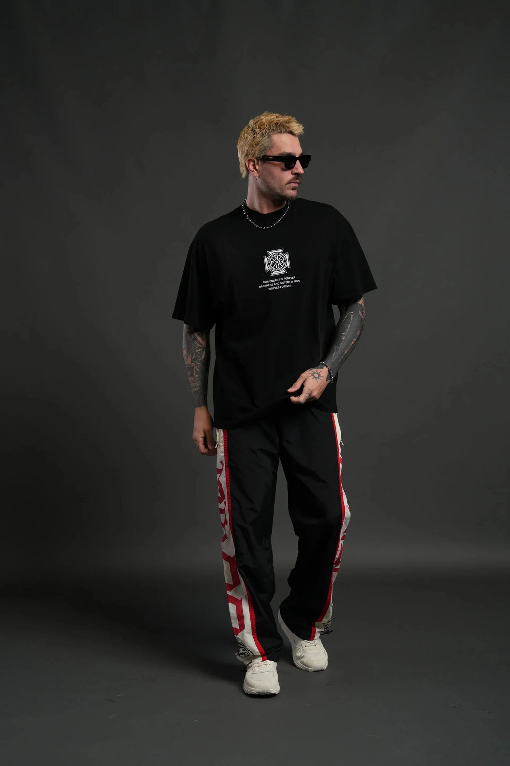 US SIZE Oversized Training Mens T-Shirt Design Letters Print T Shirts For Men Loose Fashion Sport Street Casual Clothes Tee Tops