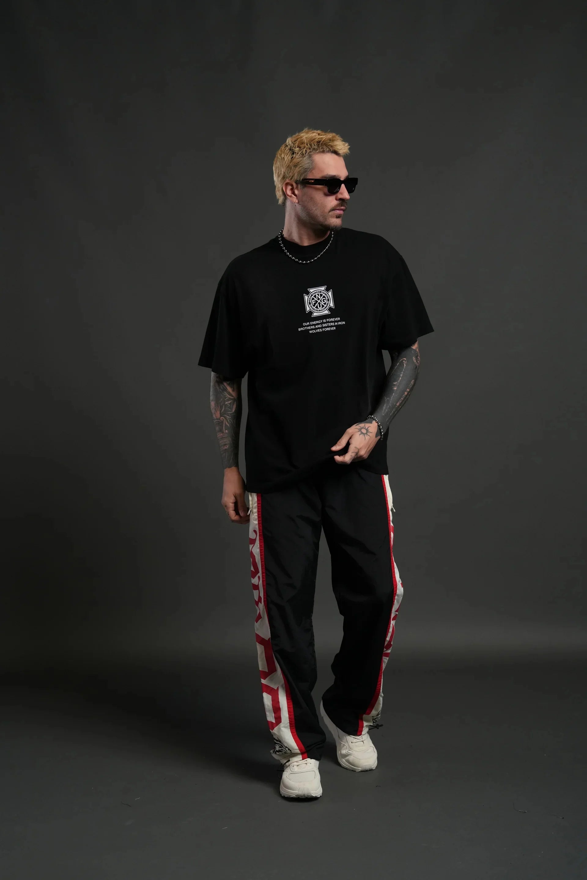 US SIZE Oversized Training Mens T-Shirt Design Letters Print T Shirts For Men Loose Fashion Sport Street Casual Clothes Tee Tops