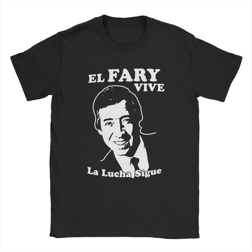 Oversized T-Shirt Summer El Fary Spanish Singer Portrait Hip Hop T-Shirts  Cotton Tshirt for Men's Aesthetic Short Sleeve Tops