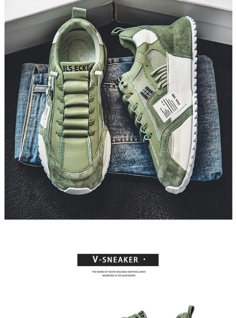 Mens Sneakers Luxury Brand Casual Shoes Breathable Sport Running Shoes Tennis Training Shoes for Men Platform Vulcanize Footwear