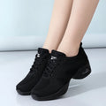 Sneakers Dance Shoes For Women Flying Woven Mesh Comfortable Modern Jazz Dancing Shoes Girls Ladies Outdoor Sports Shoes