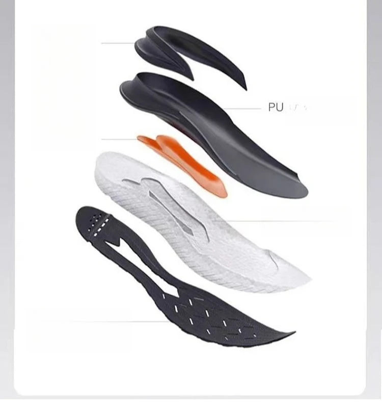 Men's breathable lightweight sneakers with soft sole for bouncing, anti-slip running mesh shoes for men