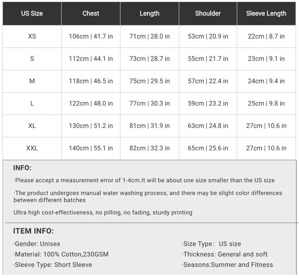 US SIZE Oversized Training Mens T-Shirt Design Letters Print T Shirts For Men Loose Fashion Sport Street Casual Clothes Tee Tops
